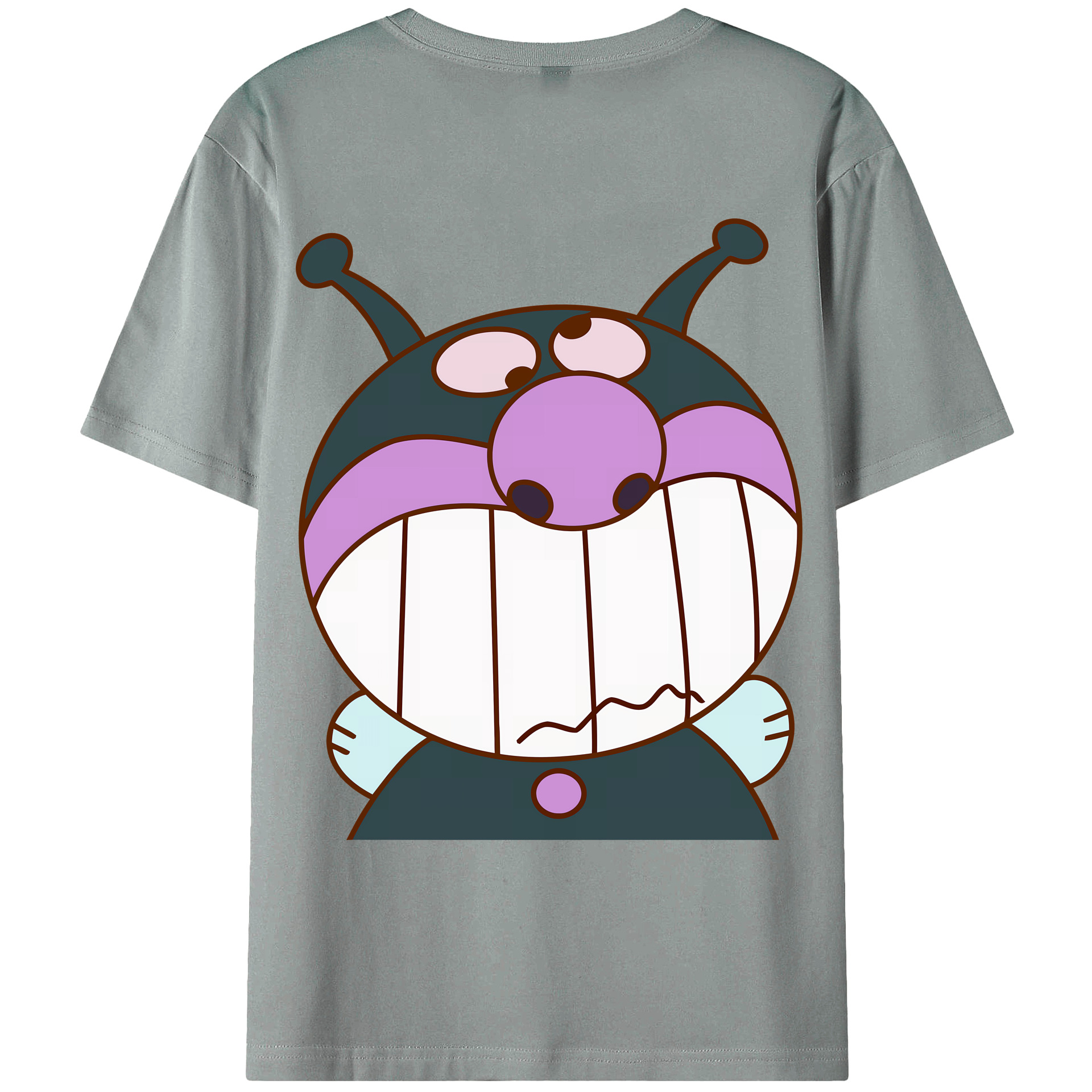 （画像用） アンパンマン Anpanman 綿100％ メンズ半袖Tシャツ（バックプリント） 通気性